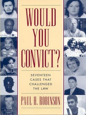 cover image of Would You Convict?